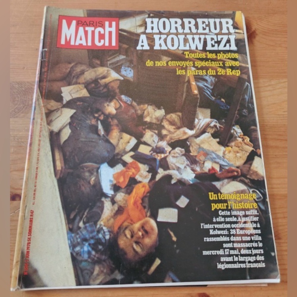 PARIS MATCH 1514 Mahmoud Ouekghemi Orly Fawcett Horowitz Jurgens Kolwesi Orlov